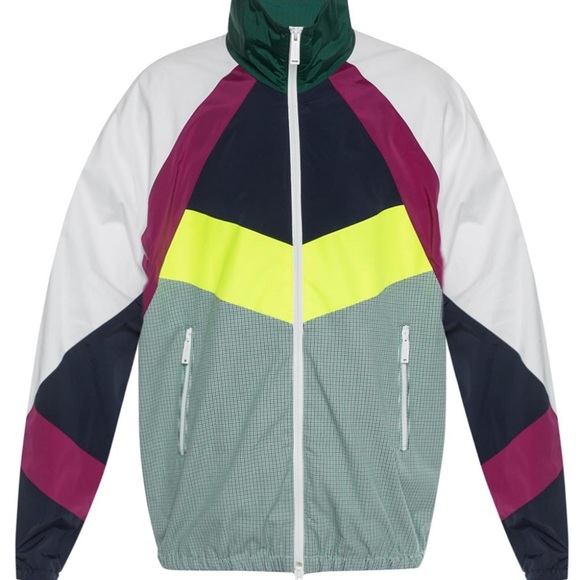 NEW DSQUARED2 Spring 2019 colorblock sports-jacket - Picture 2 of 11